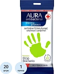 Салфетки влажные AURA антибактериальные 20шт. 