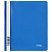 превью Папка-скоросшиватель пластик. СТАММ, А5, 180мкм, синяя с прозр. верхом