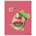 превью Тетрадь А5, 48 л., HATBER, скоба, клетка, матовая ламинация, 3D-лак, «Sweet kiss» (5 видов в спайке)