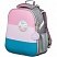превью Ранец №1School Basic Casual роз+голуб, 2 отд., эргоном. спинка