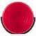 превью Ведро 8 л, без крышки, пластиковое, пищевое, с глянцевым узором, цвет красный, мерная шкала, ЛАЙМА