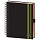 Бизнес-тетрадь Mariner Ambition 6 Зеленые полоски А4 150 листов черная в клетку и в линейку на спирали 5 разделителей (200×274 мм)