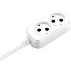 Удлинитель Buro BU-PSL2.3/W 3м (2 розетки) белый (пакет ПЭ)