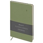 Записная книжка А5 96л. ЛАЙТ, кожзам, Greenwich Line «Classic. Green», с резинкой, блок без линовки