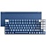 превью Клавиатура UGREEN KU102 (15228) меха, с кабелем USB и BT, синий