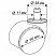 превью Колеса для кресел прорезиненные диаметр 50 мм (5 штук в упаковке)