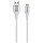 Кабель Smartbuy Gear, USB2.0 (A) - microUSB (B), в резиновой оплетке, 2A output, 1м, белый