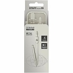 Готовальня STAFF «College» 2 предмета: циркуль 120 мм, запасные грифели, пластиковый пенал, дисплей, ассорти