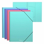 Папка на резинках ERICH KRAUSE «Diagonal Pastel», до 300 листов, ассорти, 600 мкм