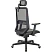 превью Кресло для руководителя Easy Chair 663 TC-H чёрное (сетка/ткань, пластик)