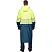 превью Плащ сигнальный влагозащитный полиэфир с ПВХ покрытием на кнопках лимонный/тёмно-синий с СОП (размер 56-58, рост 182-188)