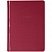 превью Ежедневник недатир. A5, 136л., кожзам, OfficeSpace «Grace pearl», бордовый, серебр. срез