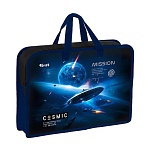 Папка с ручками 1 отделение, А4 Först «Cosmic», 340×245×75мм, пластик, на молнии