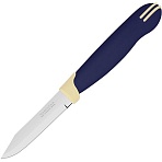 Нож для очистки овощей Multicolor 7.5см синий 2 шт/уп