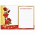 превью Бланк «Поздравительный», А4 (в развороте 420×297 мм), мелованный картон, фольга, BRAUBERG, «Розы»