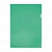 превью Папка-уголок СТАММ, А4, 150мкм, прозрачная, зеленая