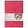 Тетрадь 48 л. в клетку обложка кожзам под замшу, сшивка, A5 (147×210мм), КОРАЛЛОВЫЙ, BRAUBERG CAPRISE