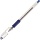 Ручка гелевая с грипом CROWN «Hi-Jell Needle Grip», СИНЯЯ, узел 0.7 мм, линия письма 0.5 мм