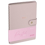 Записная книжка А5 96л. ЛАЙТ, кожзам, скрытый гребень, Greenwich Line «Pastel. Pink», блок в линию