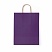 превью Крафт-пакет бумажный «Dark violet» 26×15х35 см, с кручеными ручками, 80 г/м2, моноцвет