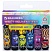 превью Набор текстовыделителей 6 НЕОНОВЫХ ЦВЕТОВ, кросс-серия МОНСТРИКИ, линия 1-5 мм, BRAUBERG