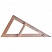 превью Треугольник для классной доски (треугольник классный), деревянный, 60×30×40 см, прямоугольный