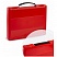 превью Портфель Стамм с выдвижной ручкой, 270×350×45мм, красный