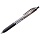 Ручка шариковая автоматическая Crown «Quick Dry» черная, 0.5мм, грип, гибридные чернила