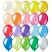 превью Воздушные шары, 100шт., М12/30см, MESHU, металлик, 20 цветов ассорти