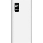 Внешний аккумулятор PERO PB06 20000 mAh, Li-Pol, output USB-C + 2USB-A, белый