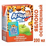 Сок детский Агуша Яблоко 0.2 л (18 штук в упаковке)