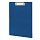 Папка-планшет STAFF, А4 (318×228 мм), с прижимом и крышкой, картон/ПВХ, СИНЯЯ