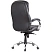 превью Кресло для руководителя Комус Мебель (Easy Chair) 515 чёрное (экокожа, металл хромированный)