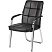 превью Конференц-кресло Easy Chair 810 VPU чёрное (экокожа, металл хромированный)