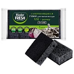 Губки для посуды 9.5×6.5 см XXLКОМПЛЕКТ 5 шт. ПЛОТНЫЙ bubble-поролончерныеMASTER FRESH