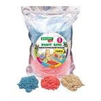 Песок для лепки кинетический, 3 цвета, 5000 г, пакет, BRAUBERG KIDS
