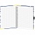 превью Бизнес-тетрадь Mariner Bright А5 120 листов синяя в клетку на спирали (148×205 мм)