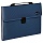 Папка-портфель 13 отделений Berlingo «Standard», A4, 330×240×40мм, 1000мкм, синяя