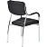 превью Стул офисный Комус Мебель (Easy Chair) 805 чёрный (искусственная кожа, металл хромированный)