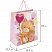 превью Пакет подарочный 26.5×12.7×33 см ЗОЛОТАЯ СКАЗКА «Lovely Kitty», глиттер, белый с розовым