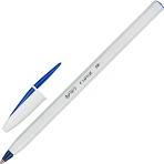 Ручка шариковая неавтоматическая масляная BIC Cristal синяя (толщина линии 0.35 мм)