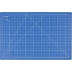 Коврик ЗУБР ЭКСПЕРТ, непрорезаемый, 3мм, цвет синий, 450×300 мм (09902)