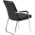 превью Конференц-кресло Easy Chair 810 VPU чёрное (экокожа, металл хромированный)