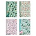 превью Тетрадь А4 80 л., HATBER, гребень, клетка, матовая ламинация, «Floral collection» (микс в спайке), 082972