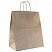превью Пакет подарочный из крафт-бумаги коричневый (37×32×20 см)