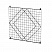 превью Доска органайзер-решетка Attache ромб 80×70см, ячейка 5×5см черн СКЛ07-00029
