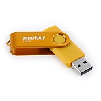 Память Smart Buy «Twist» 16GB, USB 2.0 Flash Drive, желтый