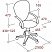 превью Кресло для оператора Easy Chair 304 черное/серое (ткань/сетка/пластик)