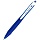 Ручка шариковая автоматическая MunHwa «Triball» синяя, 0.7мм, грип