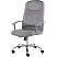 превью Кресло для руководителя Easy Chair СН-277 Бостон серое (ткань, металл)